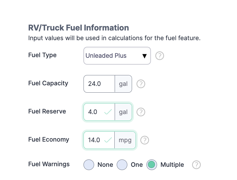 RV Fuel Information and Low Fuel Indicator RV LIFE Resources & Support